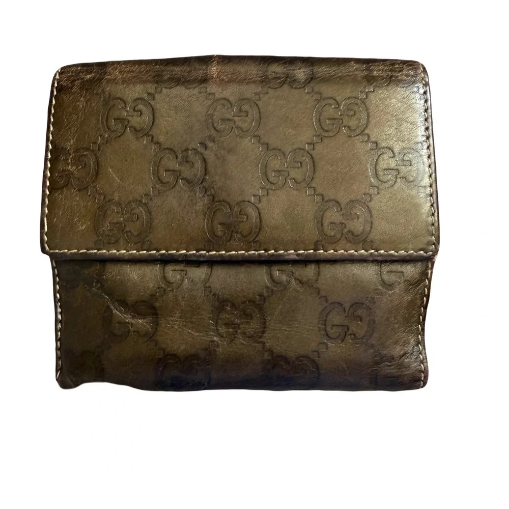 Gucci Embossed Leather Wallet